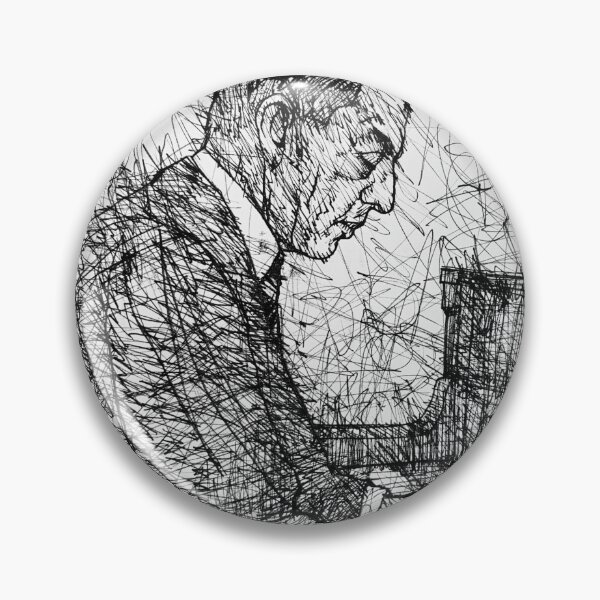 Item preview, SERGEI RACHMANINOFF ink portrait .1 designed and sold by lautir.
