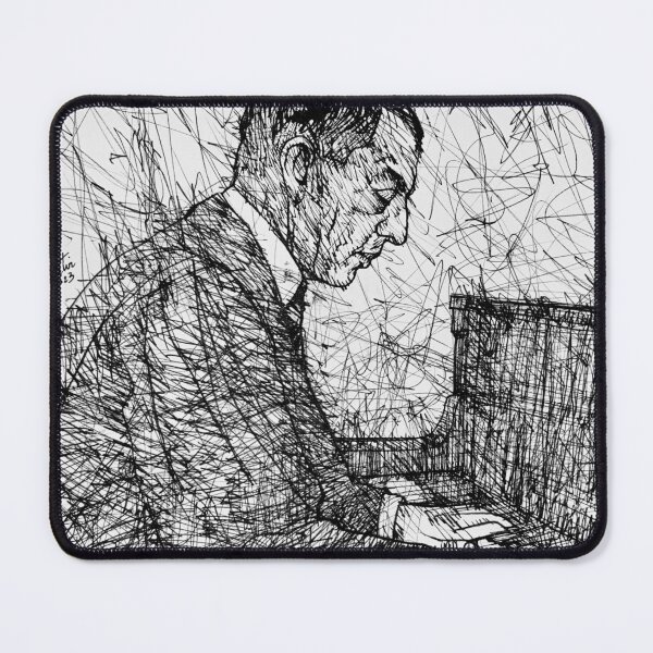 Item preview, SERGEI RACHMANINOFF ink portrait .1 designed and sold by lautir.