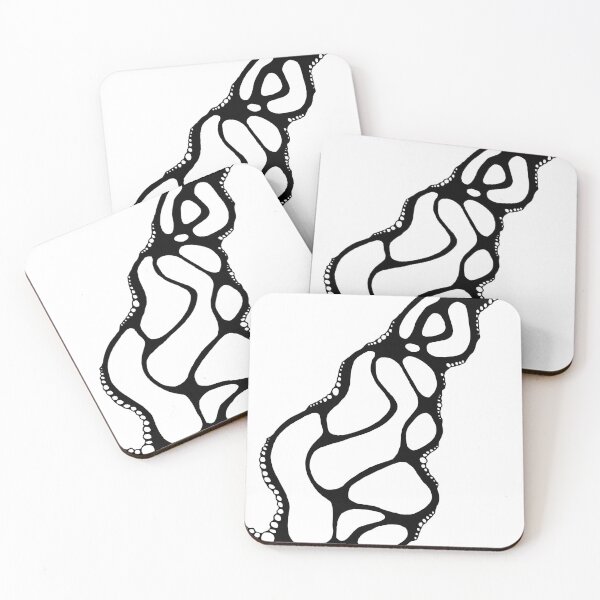Item preview, Enchanting Ebony Neurographic Art designed and sold by artistevt.