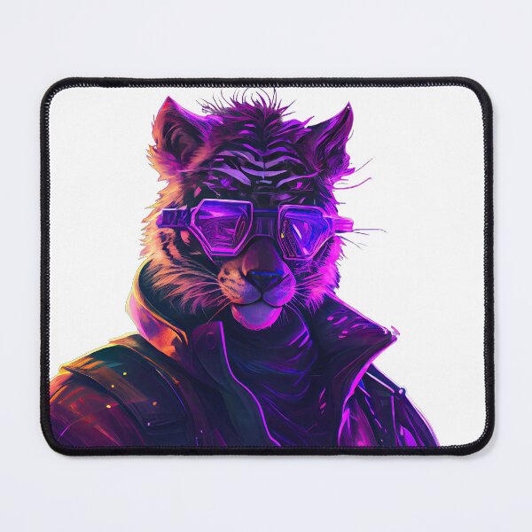Item preview, S1-002 Cyber Beasts Series: Cyberpunk Tiger designed and sold by Apainterio.