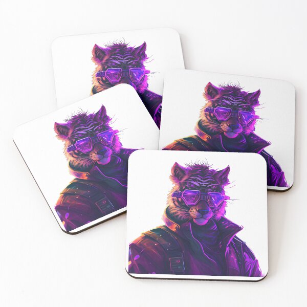 Item preview, S1-002 Cyber Beasts Series: Cyberpunk Tiger designed and sold by Apainterio.