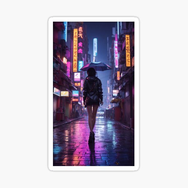 Aperçu de l'œuvre  CityLights Futurisme - La Cité des Rêves créée et vendue par NSAstore.