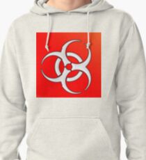 Emblem, insignia, symbol, device, ensign, blazon,  character, letter, sign, type Pullover Hoodie