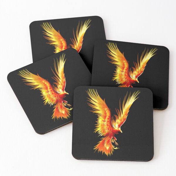 Item preview, Fiery Phoenix Bird Art  TRENDING   designed and sold by PeppermintCreep.
