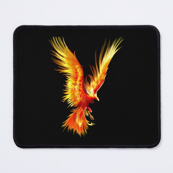 Item preview, Fiery Phoenix Bird Art  TRENDING   designed and sold by PeppermintCreep.