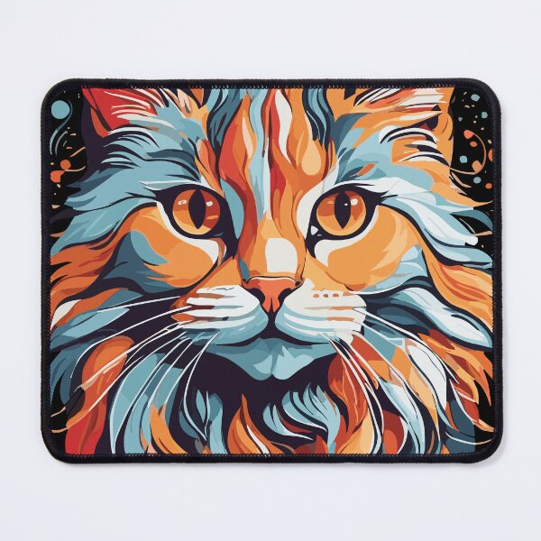 Item preview, Whiskered Serenity: Unveiling a Feline Portrait designed and sold by TheFrenchVegan.