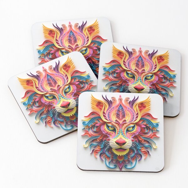 Item preview, Alebrije, paper quilling, dragon, lion designed and sold by Imaginarium888.
