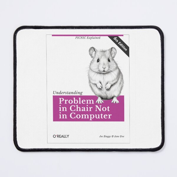 Item preview, PICNIC Problem in Chair Not In Computer Book Cover designed and sold by Sir Meow Meow.