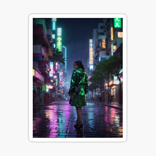 Aperçu de l'œuvre  CityLights Futurisme - La Cité des Rêves créée et vendue par NSAstore.