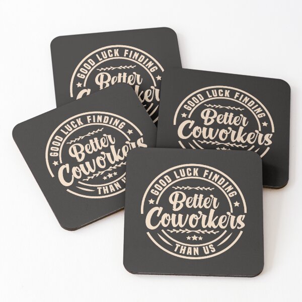 Item preview, good luck finding better coworkers than us Employee Goodbye Gifts designed and sold by JaguarArts.