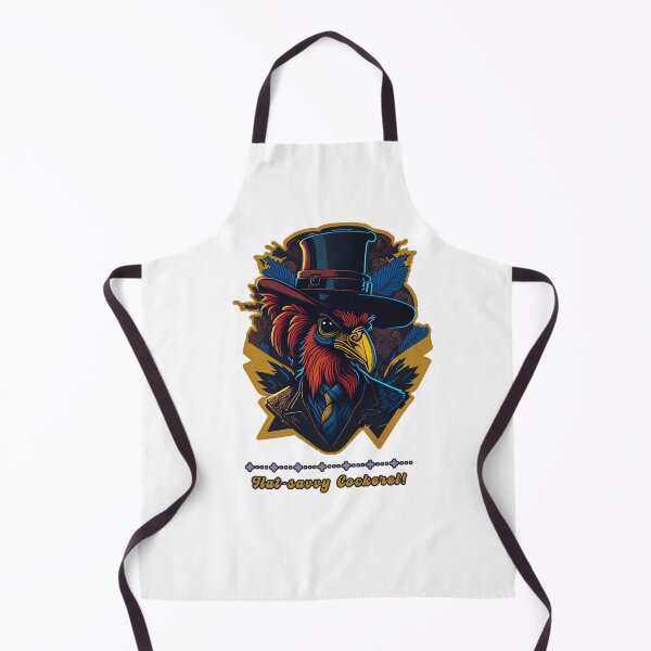 Item preview, Hat-savvy Cockerel: Charming Rooster in Stylish Confidence designed and sold by zax454.