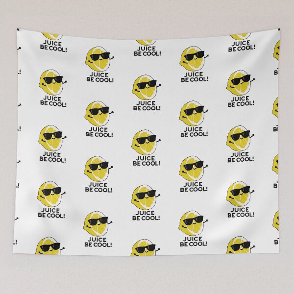 Item preview, Juice Be Cool Funny Fruit Puns  designed and sold by punnybone.