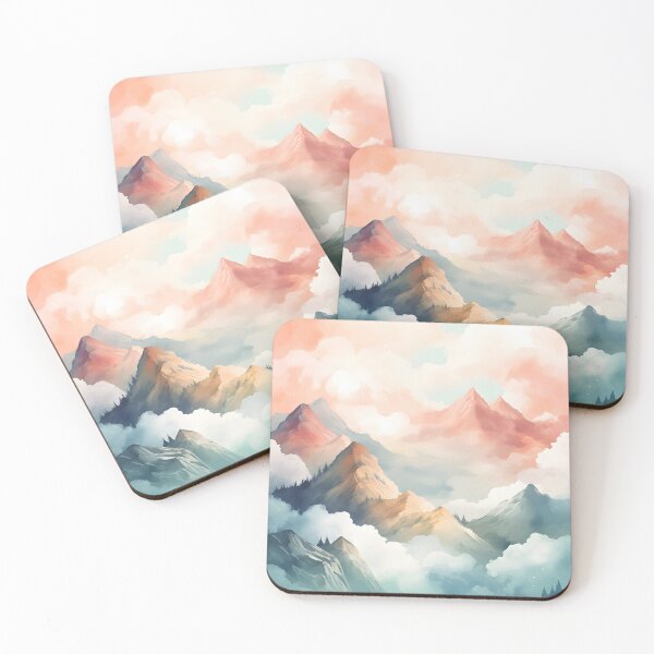 Item preview, Serene Peaks: Watercolor Art designed and sold by Shirtastically.