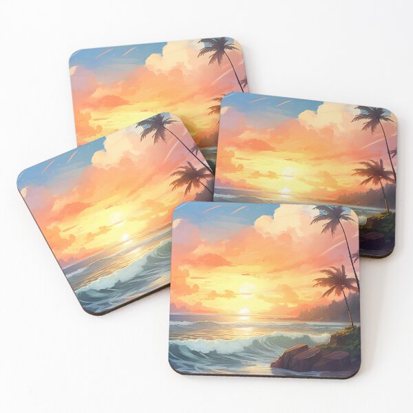 Item preview, Beach Bliss: Sunrise in Watercolor designed and sold by Shirtastically.
