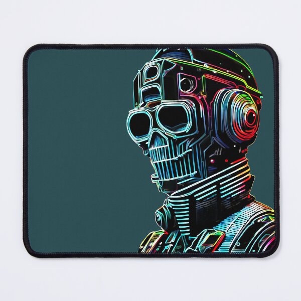 Artikelvorschau, Android Portrait, neon linien, bunt entworfen und verkauft von Time4Space.