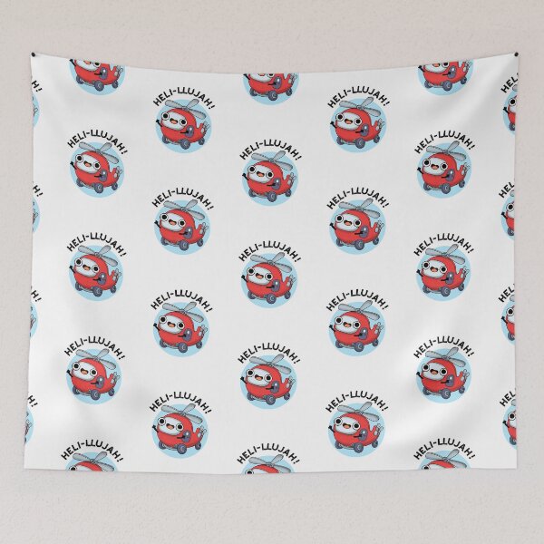 Item preview, Heli-llujah Funny Helicopter Puns  designed and sold by punnybone.