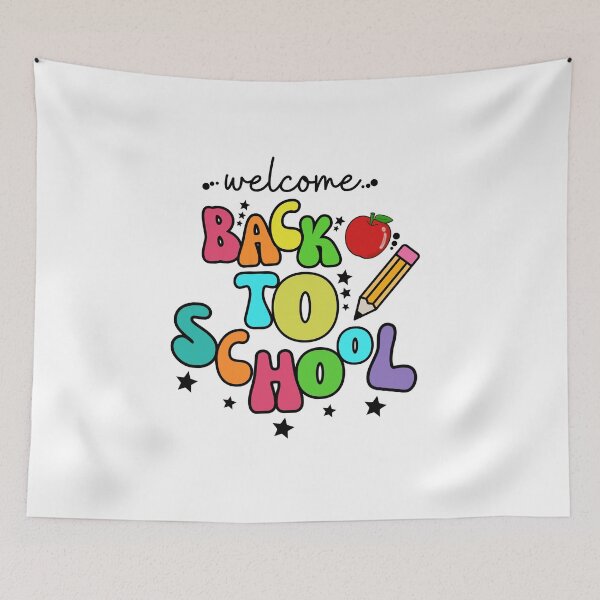 Item preview, welcome back to school retro designed and sold by The Sticker Spree  ⭐️⭐️⭐️⭐️⭐️.