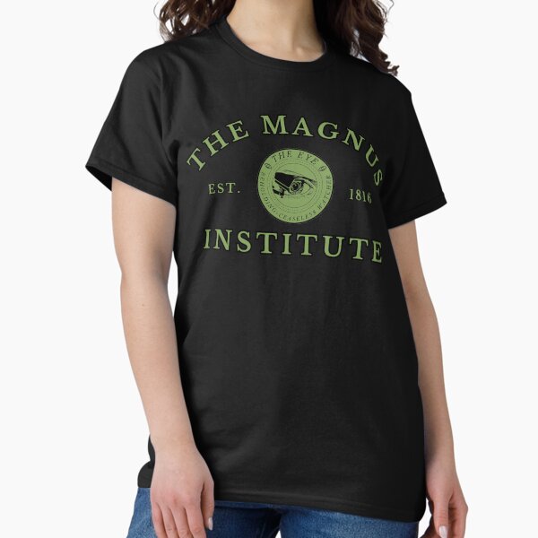 Vista previa del artículo con la obra «Sudadera universitaria del Instituto Magnus», diseñado y vendido por Chaosauce.