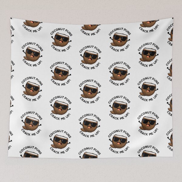 Item preview, Coconut Puns Crack Me Up Funny Fruit Puns  designed and sold by punnybone.