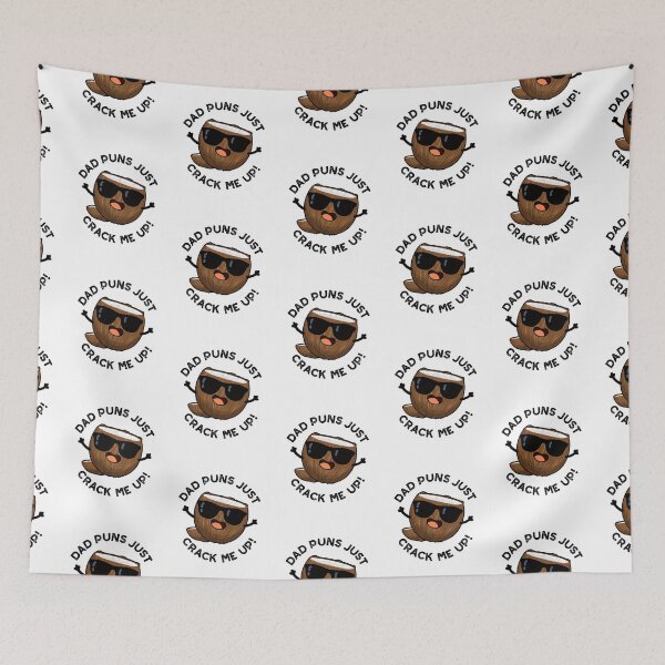 Item preview, Dad Puns Crack Me Up Divertidos juegos de palabras de coco designed and sold by punnybone.