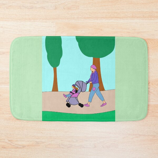 Item preview, Muslim mom with Stroller  designed and sold by FrenchCarAmel.
