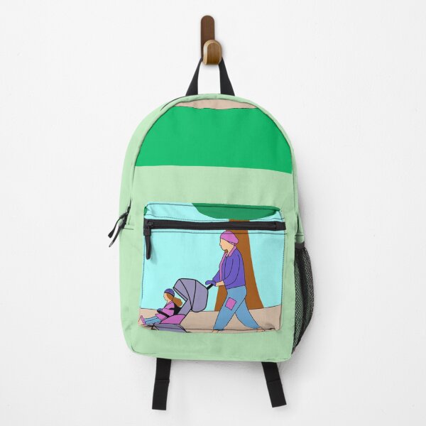 Item preview, Muslim mom with Stroller designed and sold by FrenchCarAmel.