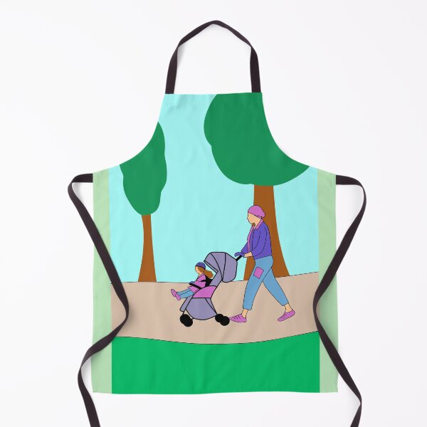 Item preview, Muslim mom with Stroller  designed and sold by FrenchCarAmel.