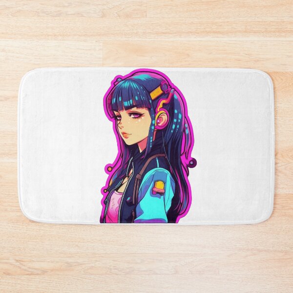 Item preview, Cyberpunk Anime Girl designed and sold by SMNI.