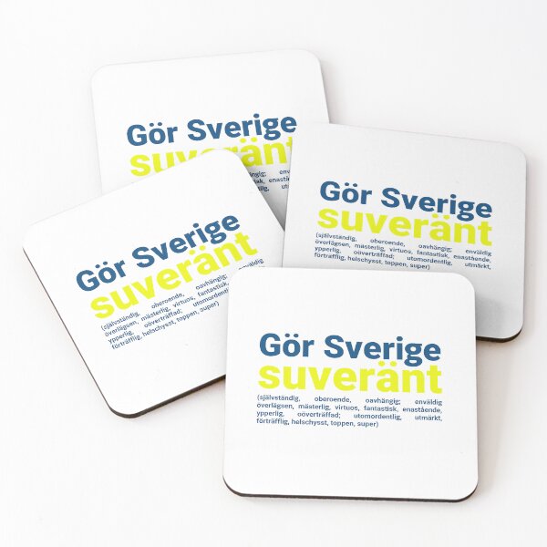 Item preview, Gör Sverige suveränt (blå) designed and sold by PartietRiket.