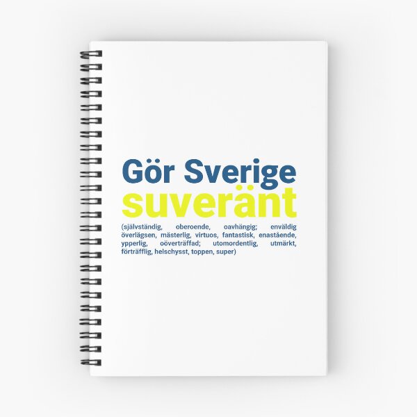 Item preview, Gör Sverige suveränt (blå) designed and sold by PartietRiket.
