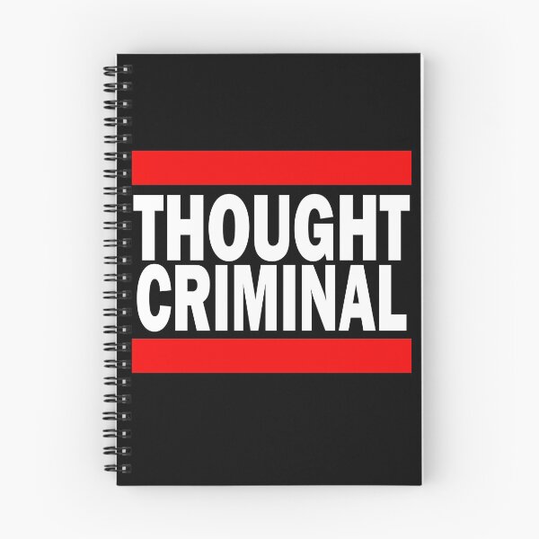 Item preview, Thought Criminal - Black Background designed and sold by yoshi77.