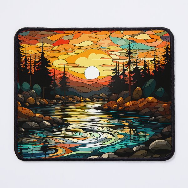 Item preview, Mosaic Sunset designed and sold by Gravitylessarts.