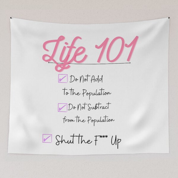 Item preview, Life Advice 101 designed and sold by ReeReeDesigns.