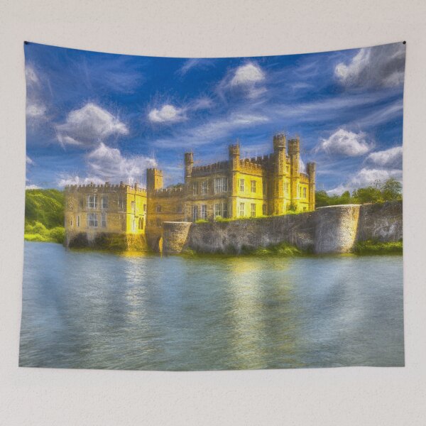 Item preview, Mystical English Castle Art designed and sold by Londonimages.