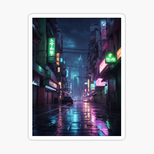 Aperçu de l'œuvre CityLights Futurisme - La Cité des Rêves créée et vendue par NSAstore.