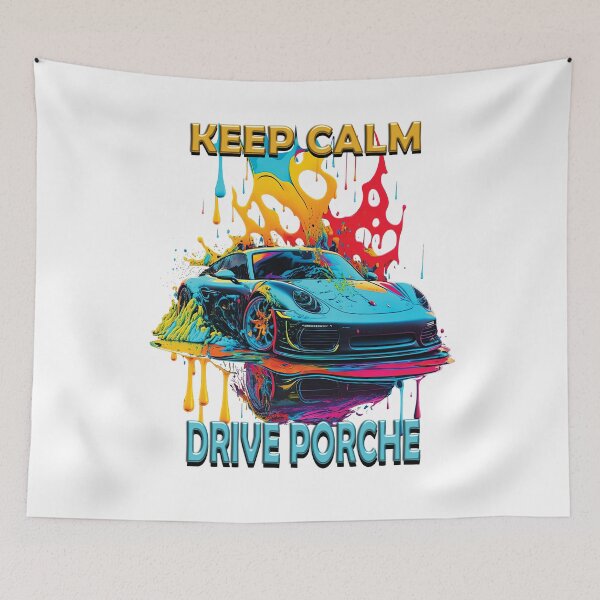 Item preview, Keep Calm Drive Porche designed and sold by Chrisseee.