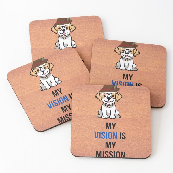 Item preview, MY VISION IS MY MISSION - I'M (DOG) WATCHING YOU designed and sold by ThamaraiSelvi.