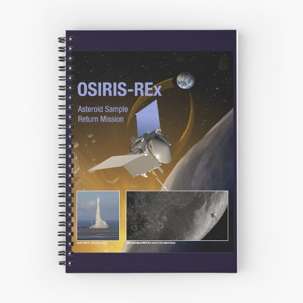 Item preview, OSIRIS-REx mission overview poster designed and sold by SolidEarthArt.