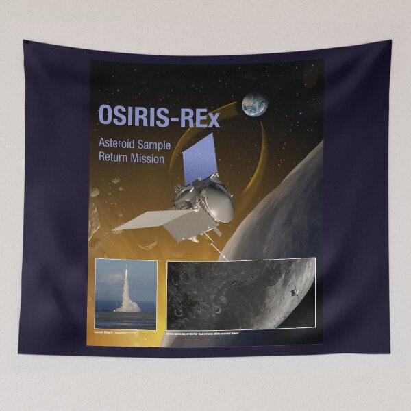 Item preview, OSIRIS-REx mission overview poster designed and sold by SolidEarthArt.