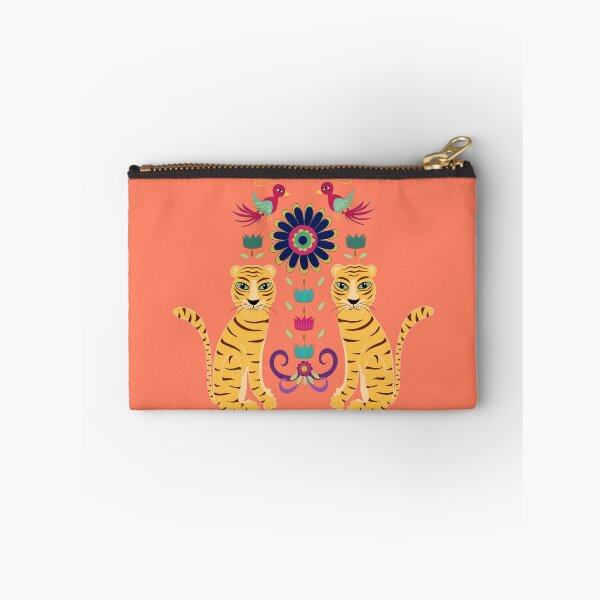 Item preview, Indian Tigers folk art designed and sold by artypeaches.