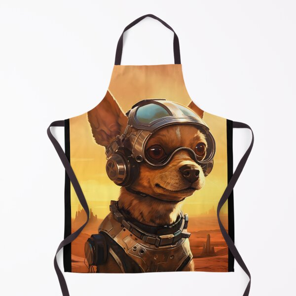 Item preview, Futuristic Chihuahua in a Post-apocalyptic Desert designed and sold by Je-we.