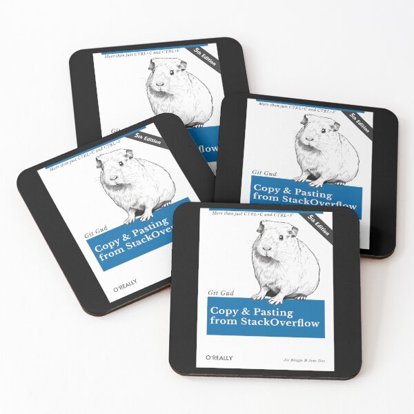 Item preview, Copy & Pasting from StackOverflow Book Cover designed and sold by Sir Meow Meow.