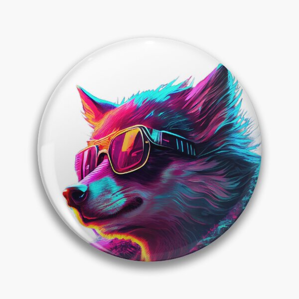 Item preview, S1-003 Cyber Beasts Series: Cyberpunk Wolf designed and sold by Apainterio.