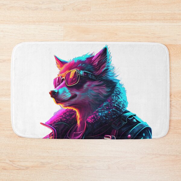 Item preview, S1-003 Cyber Beasts Series: Cyberpunk Wolf designed and sold by Apainterio.