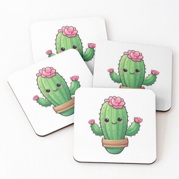 Item preview, Cute Cactus with Pink Flower designed and sold by MajorManatee911.