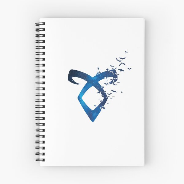 Item preview, Shadowhunters rune - Angelic power rune with bats (blue galaxy) - gift idea designed and sold by Vane22april.