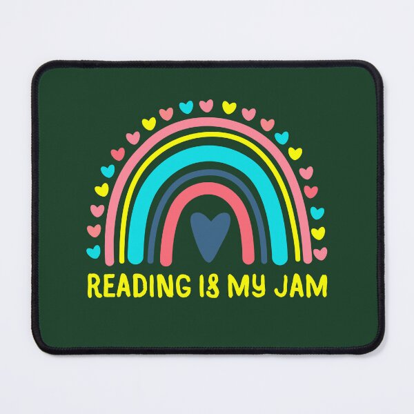 Item preview, Read teacher rainbow reading is my jam designed and sold by Benchamart.