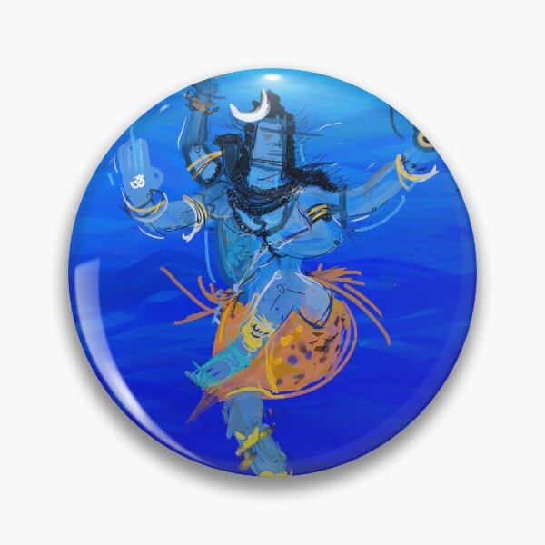 Item preview, A Divine Symphony Unveiling the Abstract Painting of Lord Shiva Dancing designed and sold by KARTICK DUTTA.