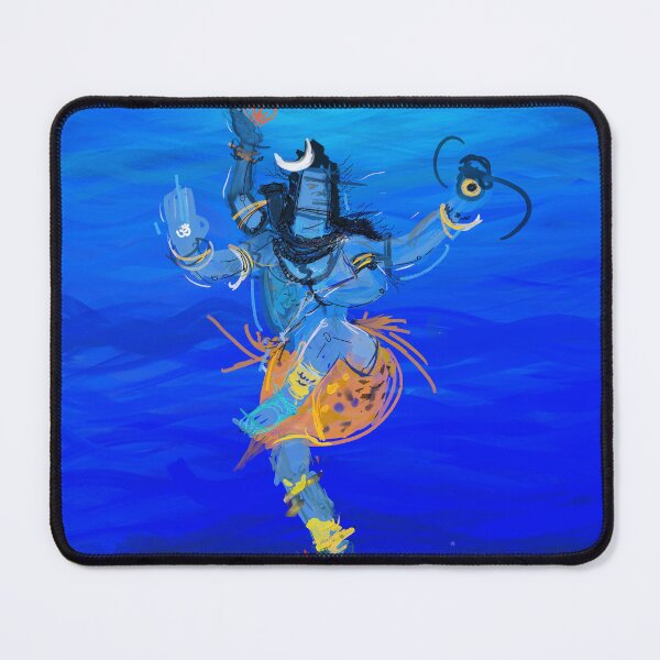 Item preview, A Divine Symphony Unveiling the Abstract Painting of Lord Shiva Dancing designed and sold by KARTICK DUTTA.