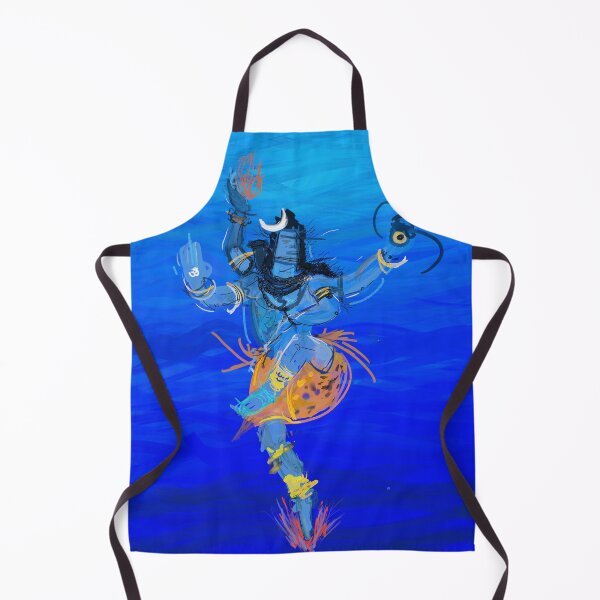 Item preview, A Divine Symphony Unveiling the Abstract Painting of Lord Shiva Dancing designed and sold by KARTICK DUTTA.